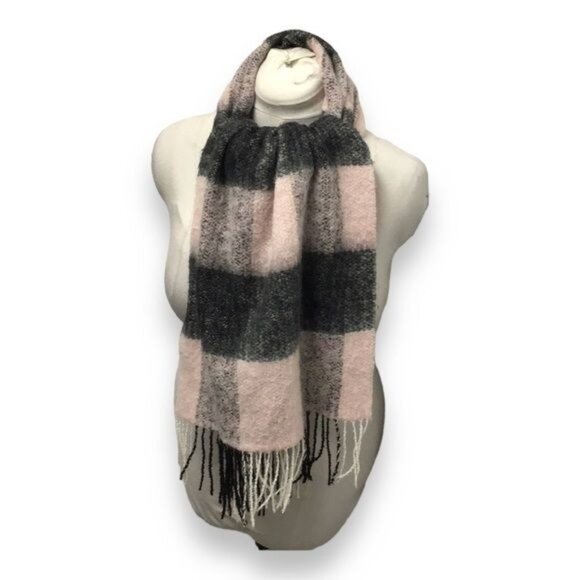 Vivante by VSA Women’s Wool Blend Wrap Scarf, Pink, OSFA - Picture 3 of 6